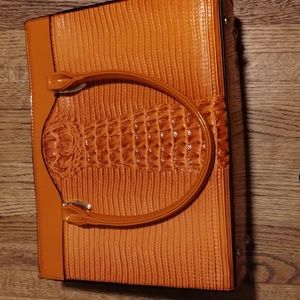 Burnt orange purse